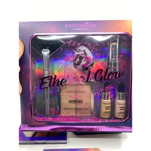 New PROFUSION Hightlighter Cheek Face Eye Makeup Set - Picture 4 of 9